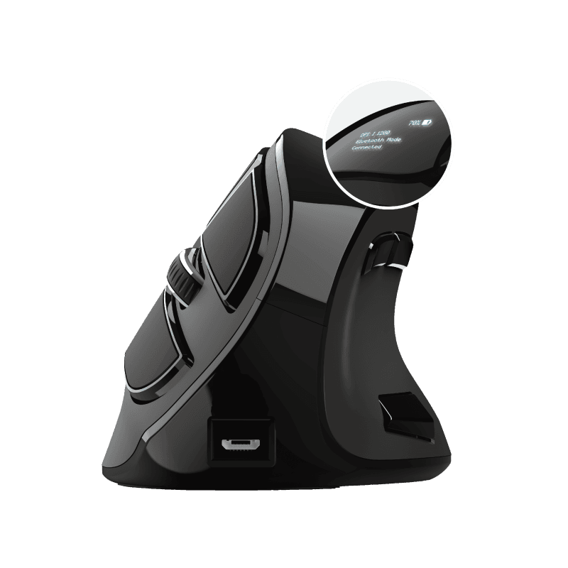 Mouse Wireless Trust Voxx, 2400 dpi, Negru — miniatură