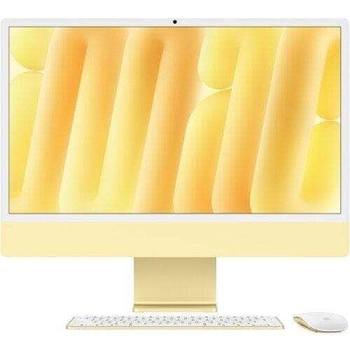 Apple iMAC 24" Retina 4.5k/ Apple M4 (CPU 10-core, GPU 10-core, Neural Engine16-core)/24GB/1TB- Yellow - INT KB (2024)