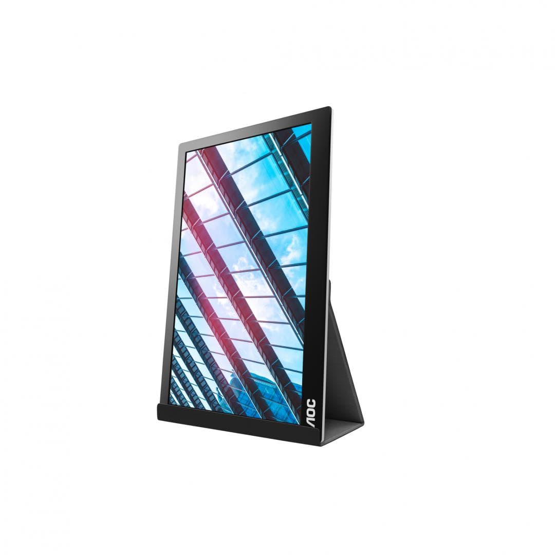 Monitor Consumer AOC I1601P, 15.6", 1920 x 1080 pixeli, Black, Silver — miniatură
