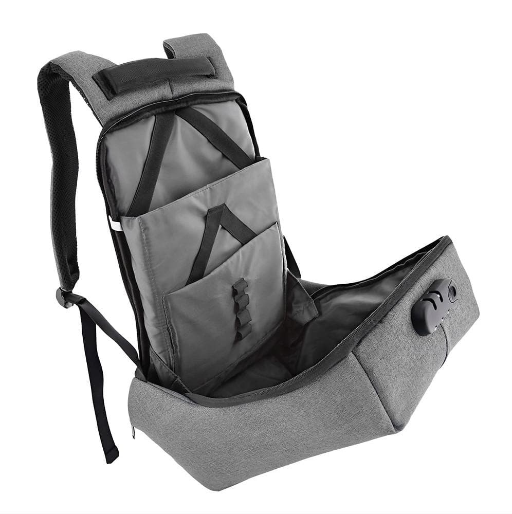 Rucsac laptop TELLUR Antifurt V2, Gri — miniatură
