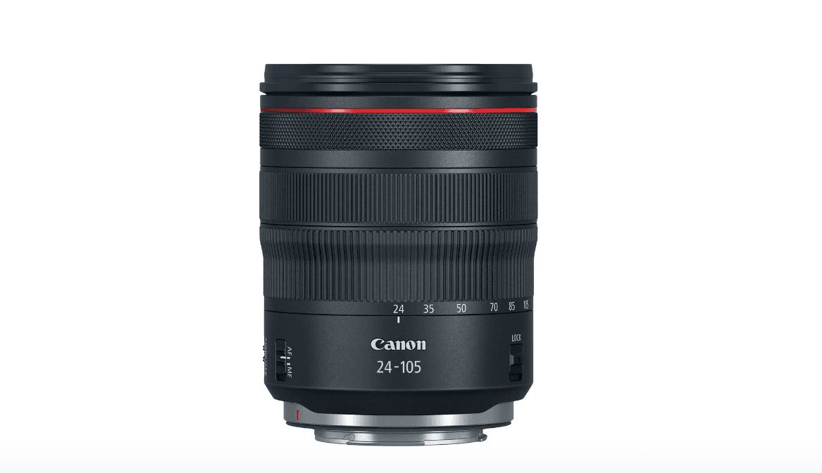 Canon Obiectiv RF 24-105MM F/4 L IS USM, IS optic echivalent cu 5 stopuri, Motor STM- focalizare rapida, Greutate: 395 g, Construcţie obiectiv (elemente/grupuri): 11/13, 7 lame diaftragma, Deschidere minima: 40 , distanta focalizare minima; 0,2 grandangular / 0,34 telefoto, Stabilizator imagine