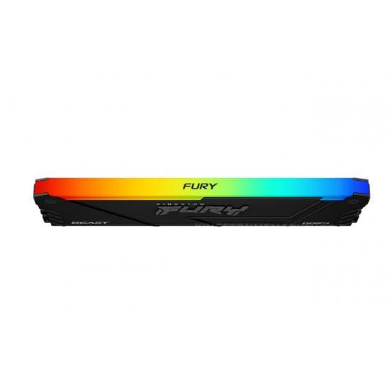 Memorie RAM Kingston FURY Beast RGB, 32GB DDR4, 3200 MHz, CL16 — miniatură