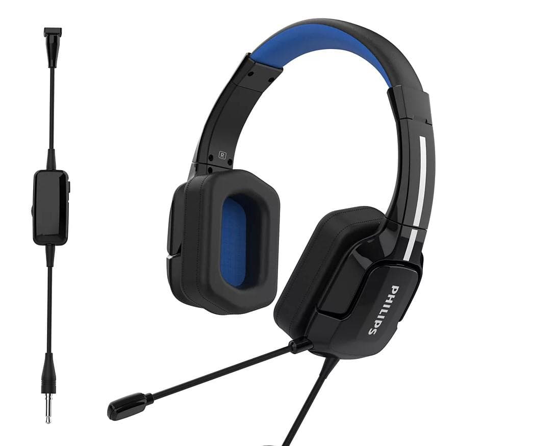 Casti Gaming Head-band Philips TAGH301BL, Wired, Albastru