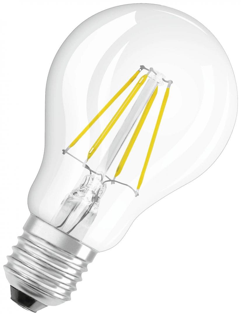 2 Becuri LED Osram Base Classic A, E27, 4W (40W), 470 lm, lumina calda(2700K), cu filament — miniatură