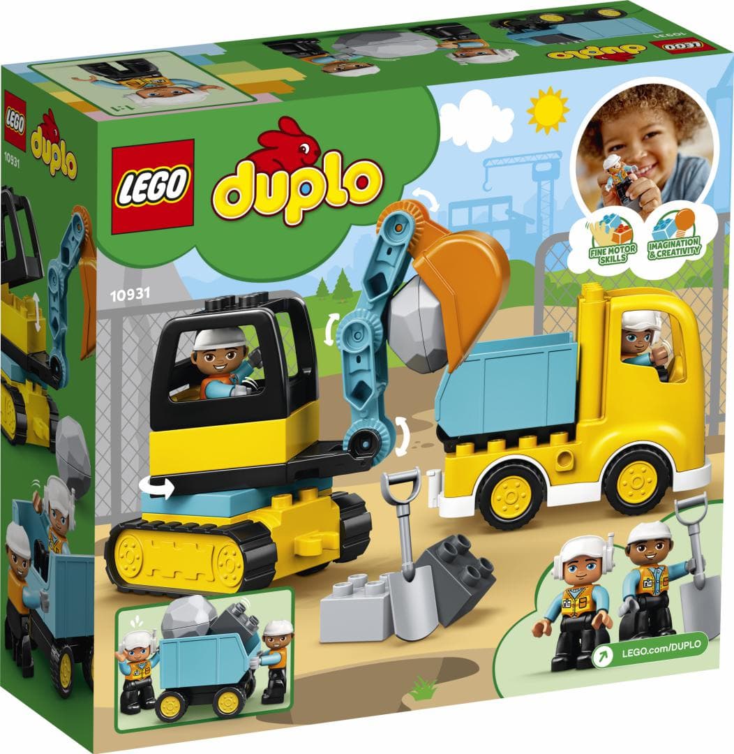 CAMION SI EXCAVATOR PE SENILE, LEGO 10931 — miniatură