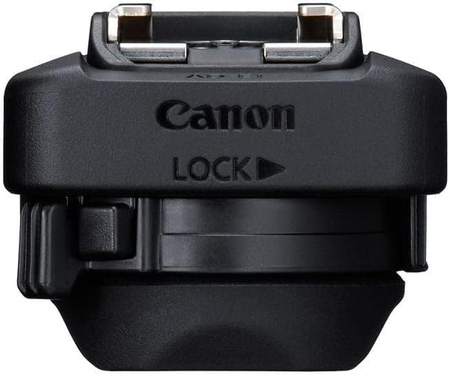 CANON AD-E1 adaptor blitz, compatibil cu: Speedlite EL-1, Speedlite 600EX II-RT, Speedlite 600EX-RT, Speedlite 580EX II, ST-E3-RT, OC-E3, Culoare: negru. — miniatură