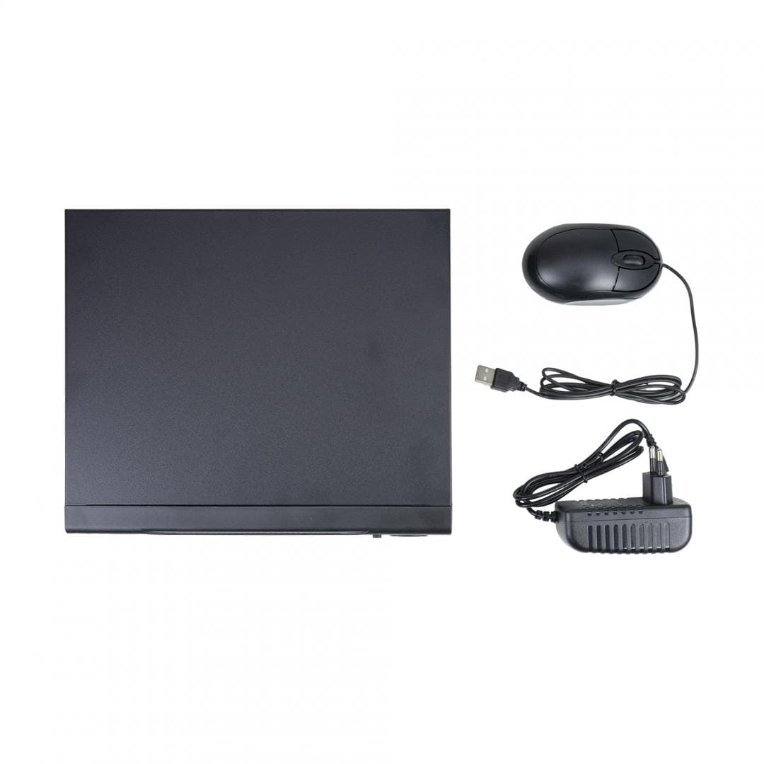 NVR PNI House IP716, 16 canale IP 4K, H.265, ONVIF PNI-IP716, Vizualizare pe mobil și PC: Android, iOS, Windows, 16 canale IP x 4K, RJ45 - 10/100 Mbps, Iesire audio: 1 x 3.5mm, Iesire video: VGA, HDMI, 2 x USB 2.0, Dimensiuni: 255 x 210 x 45 mm — miniatură