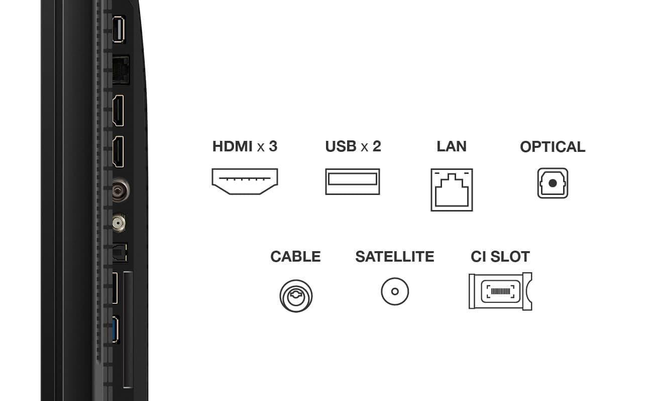 Televizor TCL QLED 43P7K, 108 cm, Smart Google TV, 4K, Clasa F — miniatură