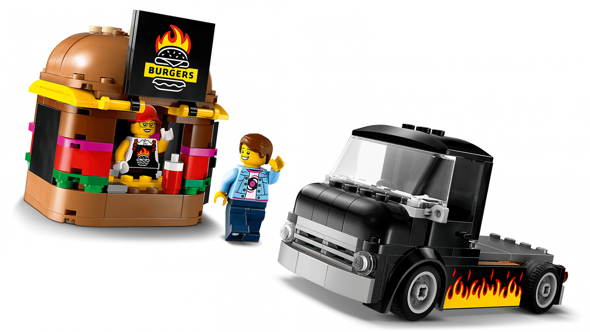 TONETA CU BURGERI, LEGO 60404 — miniatură