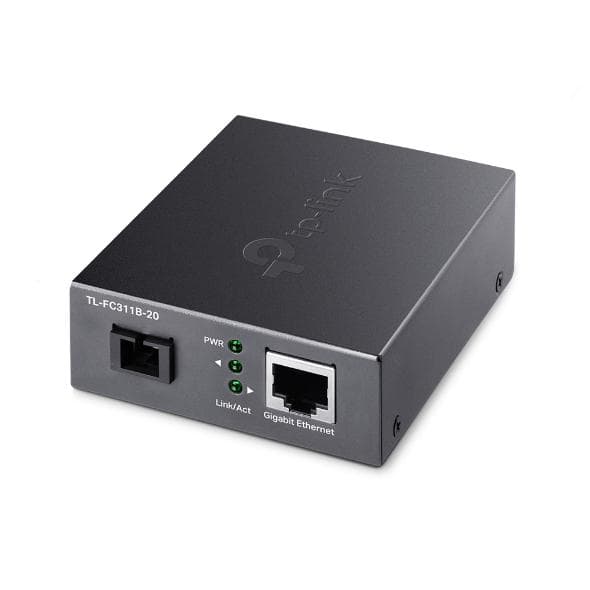 "10/100/1000 Mbps RJ45 to 1000 Mbps Single-mode SC WDM Bi-Directional Fiber Converter PORT: 1× Gigabit SC Port, 1× Gigabit RJ45 Port (Auto MDI/MDIX) SPEC: Full-duplex, Tx:1310 nm, Rx:1550 nm, Up to 20 km, Chassis TL-FC1420 rack-mountable"