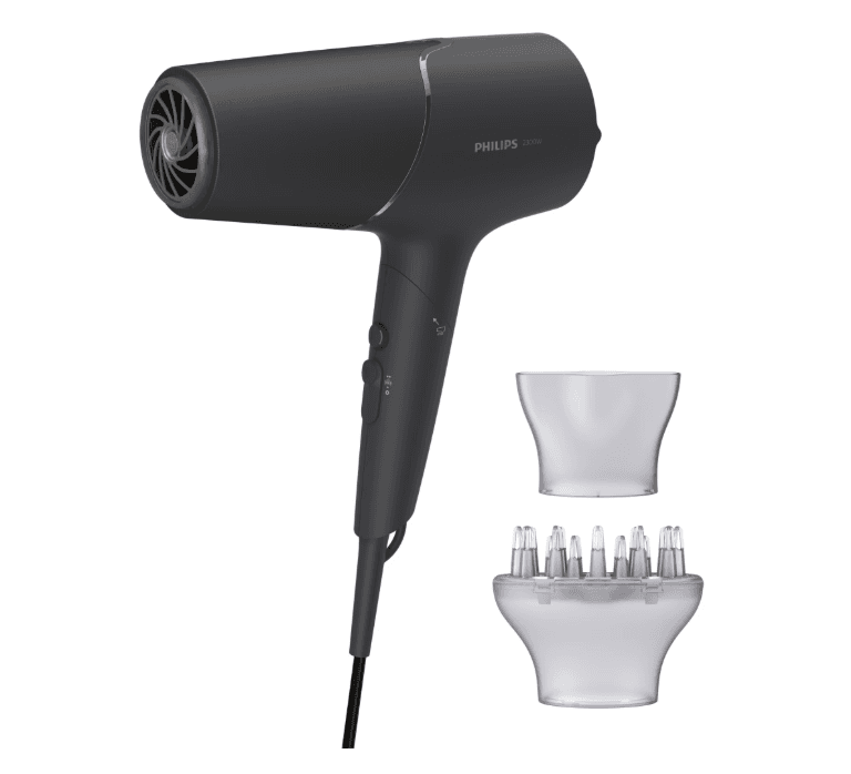 Uscator de par PHILIPS Seria 5000 BHD538/30, 2300W, 2 viteze, 3 trepte, Temperatura, Negru, L x A x I (mm) 110x265x255