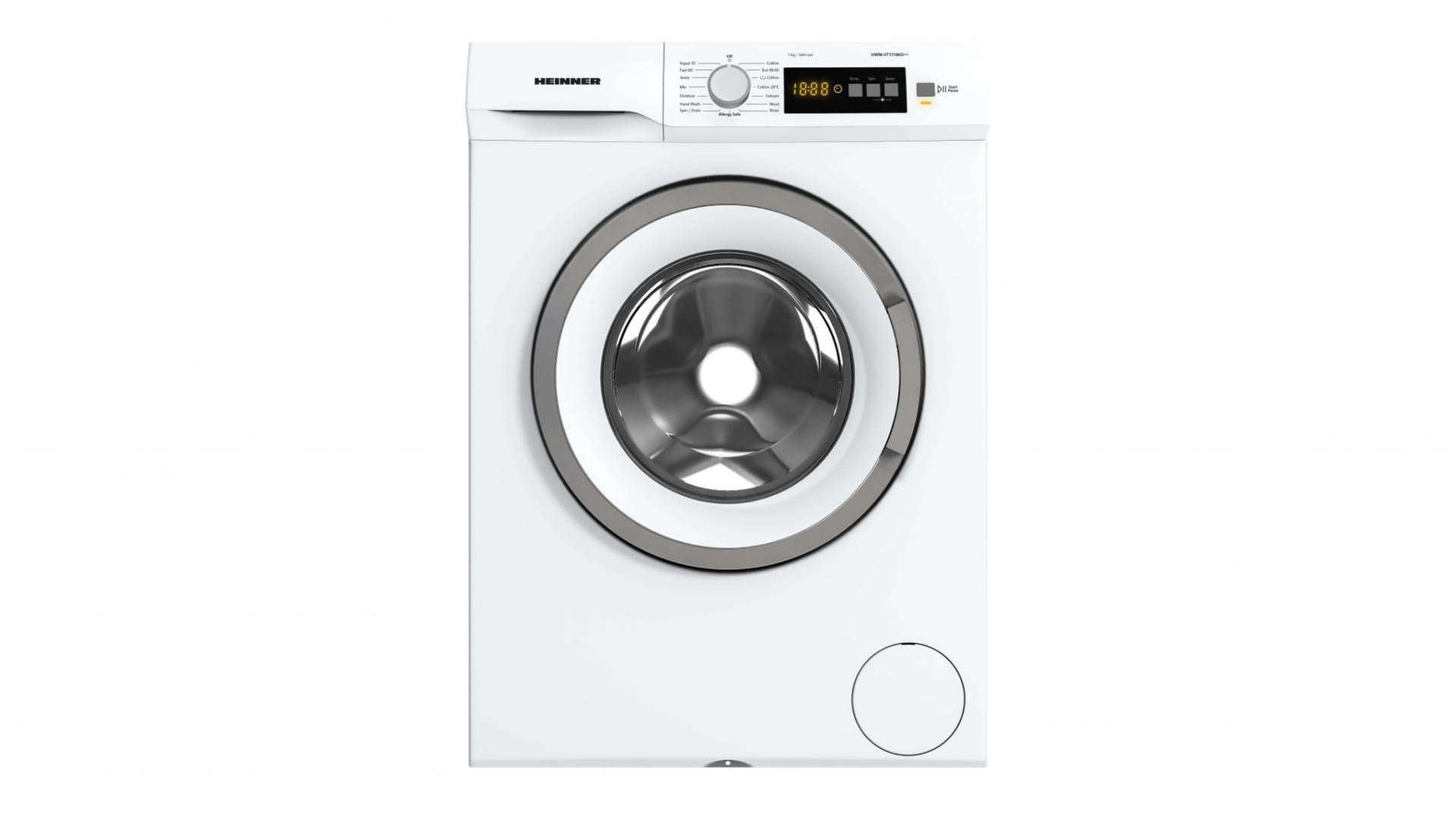 Masina de spalat rufe HEINNER HWM-VT1714KD++, 7 kg, 1400 rpm, Clasa: D, Alb