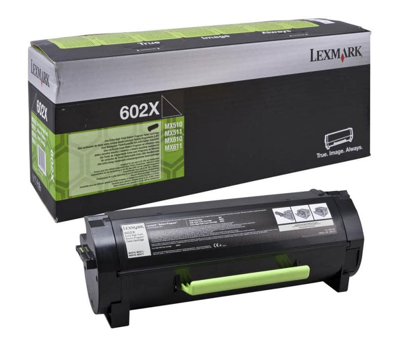 Toner LEXMARK 602X, Black