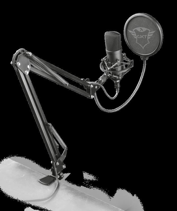 Microfon Trust GXT 252+ Emita Plus, tip Cardioid, USB, Noise Reduction