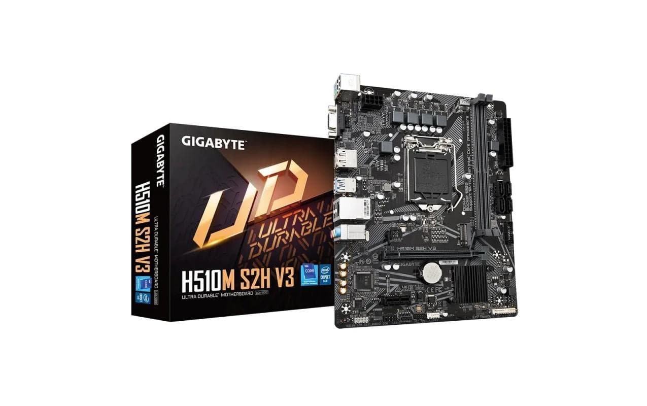 Placa de baza Gigabyte H510M S2H V3, Socket 1200, DDR4, Micro-ATX