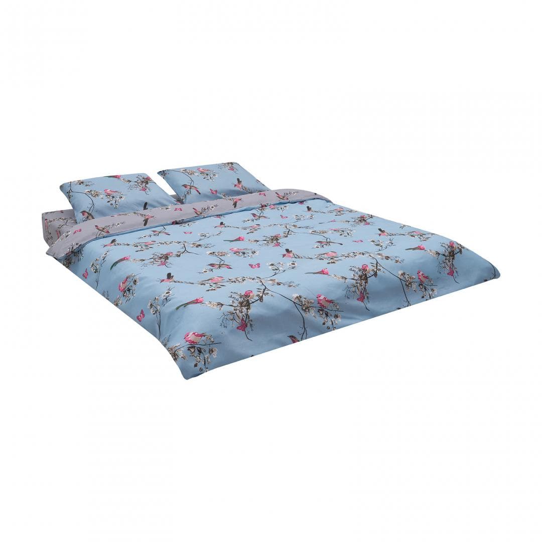 LENJERIE DE PAT KS MICROFIBRA BIRDS — miniatură