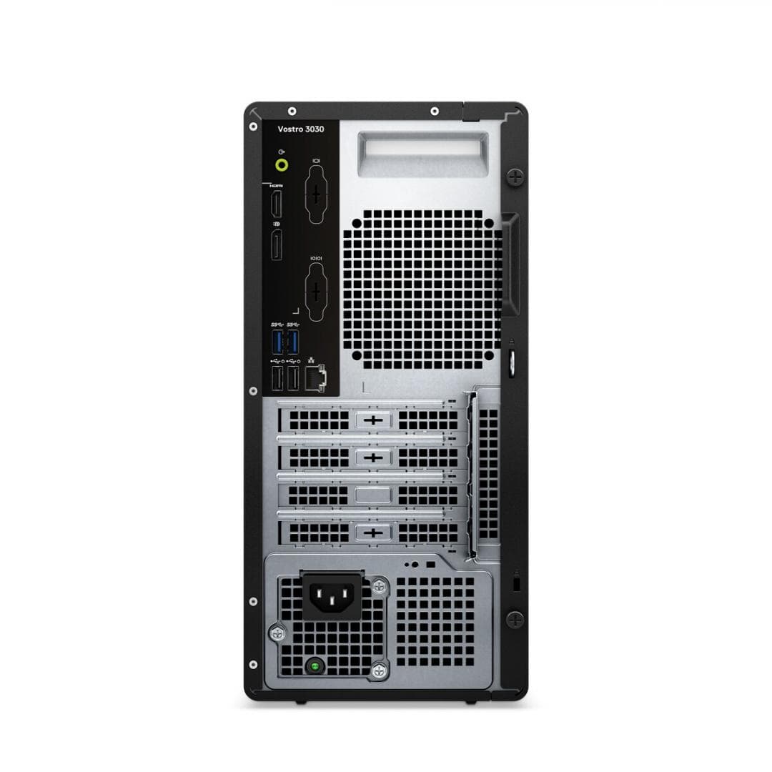 Desktop Business Dell Vostro 3030 MT cu procesor Intel Core i3-14100 pana la 4.7 GHz, 16 GB DDR5, 512GB SSD, Intel UHD Graphics 730, Windows 11 Pro, Black — miniatură