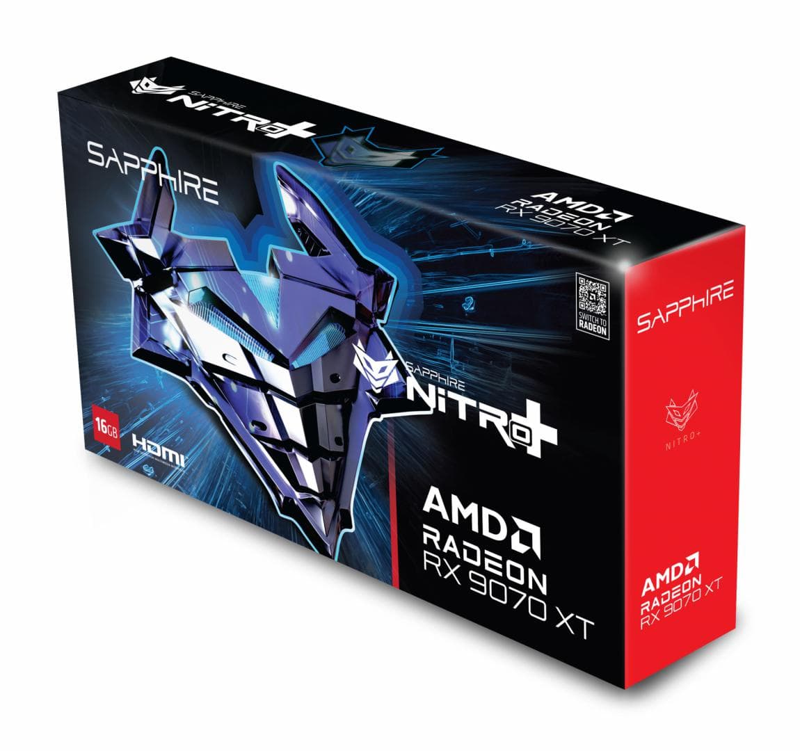 Placa video Sapphire NITRO+ Radeon RX 9070 XT, 16GB GDDR6, PCI Express 4.0, 256-bit — miniatură