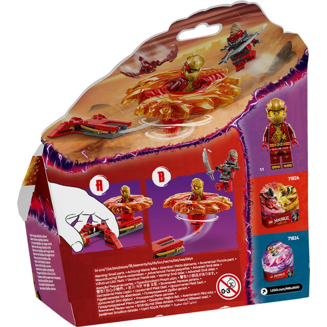 DRAGONUL SPINJITZU ROTITOR AL LUI KAI, LEGO 71823 — miniatură
