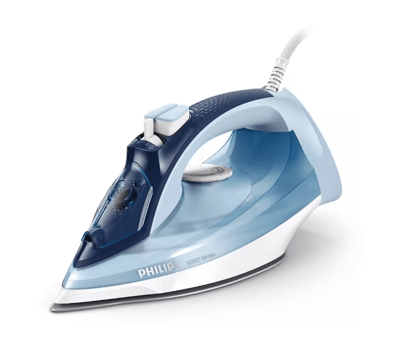 Fier de calcat Philips DST5030/20, 2400 W, Metal/Plastic, Alb/Albastru
