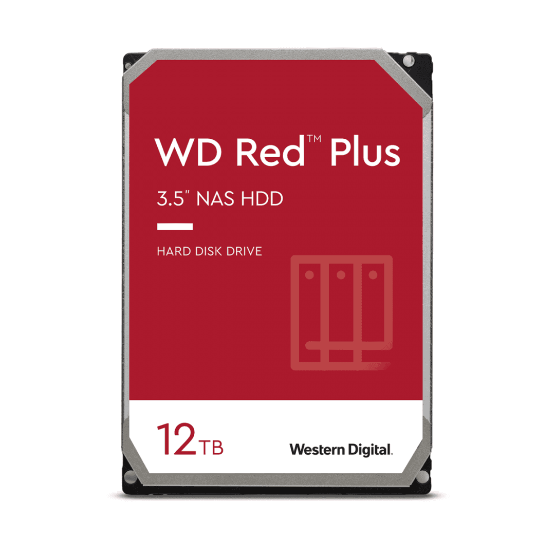 HDD NAS WD Red Plus, 12 TB, 7200 RPM, 256 MB, SATA III