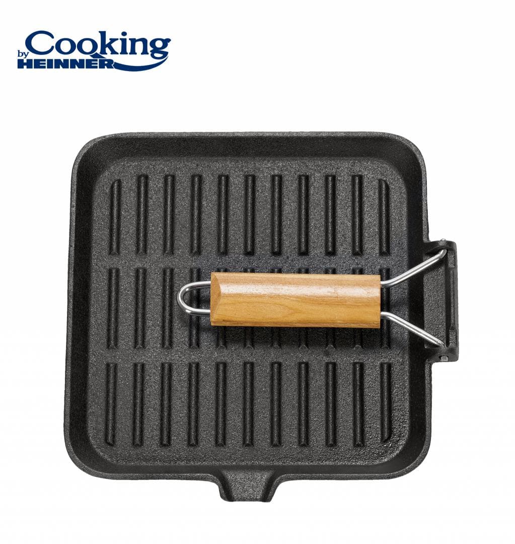TIGAIE GRILL FONTA MANER LEMN DET.23X2CM COOKING BY HEINNER — miniatură