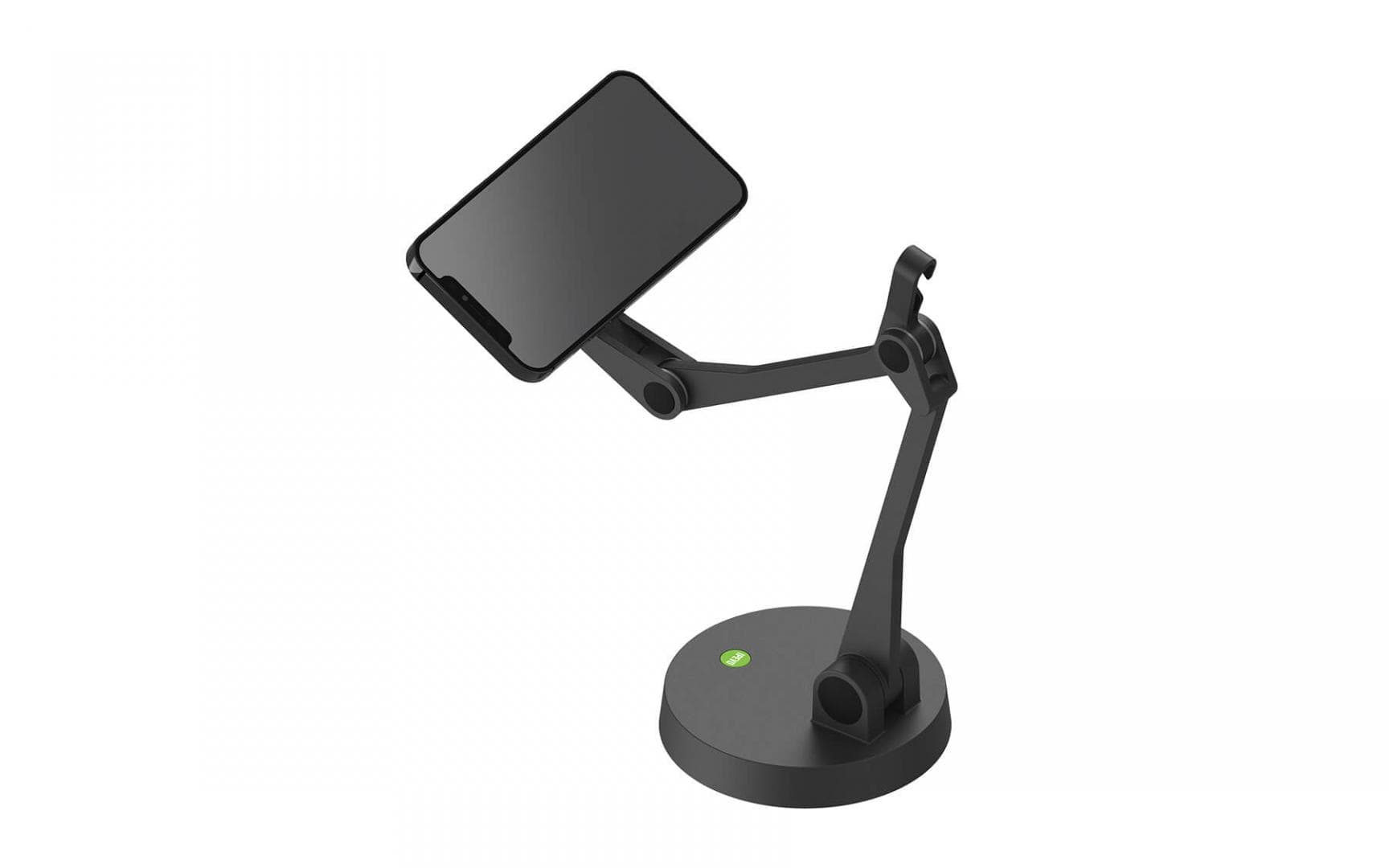 Suport telefon magnetic Ipevo Uplift, potrivita pentru telefoane cu display cuprins intre 70-98mm, greutate maxim telefon suportata: 300 g, negru — miniatură