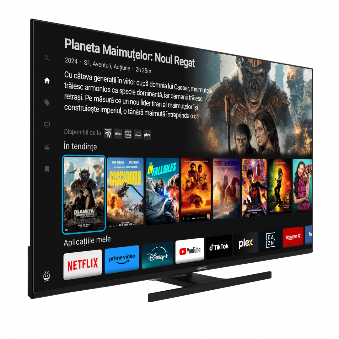 QLED TV HORIZON SMART 50HQ8560U/D, 50" D-LED, 4K Ultra HD, DVB-S2/T2/C, CME 800Hz, TiVo, Contrast 5000:1, 250 cd/m2, 1x CI+, 3x HDMI (v2.1), 2x USB(v2.0), 1x Optic, 1x AUX, 1x LAN(RJ45), USB Player (AVI,MKV, H.265/HEVC, JPEG), HDR10, Dolby Vision + Dolby Atmos, Hotel TV Mode (Passive), VESA 200 x — miniatură