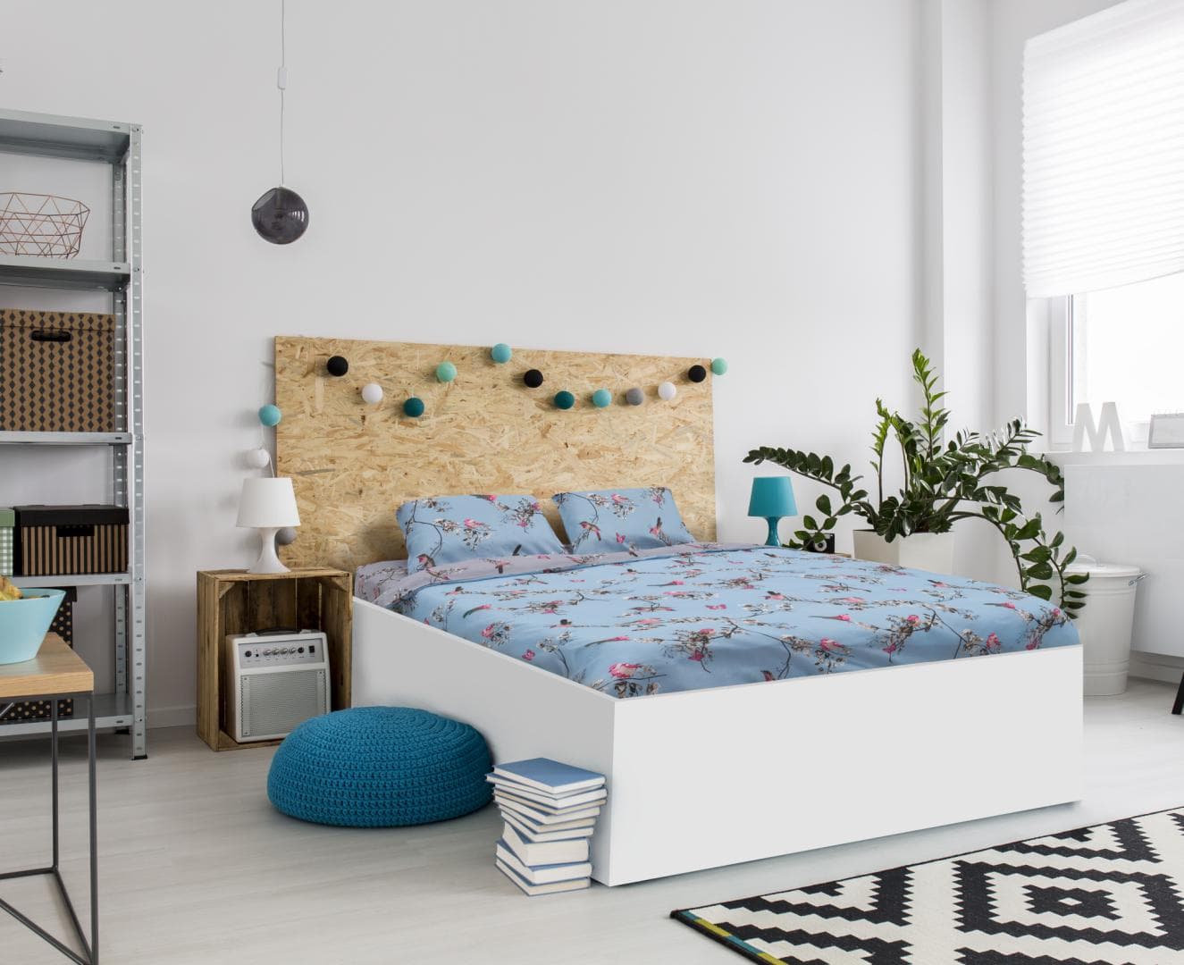 LENJERIE DE PAT KS MICROFIBRA BIRDS — miniatură
