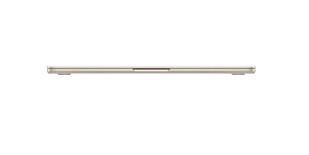 MacBook Air 13.6" Retina/Apple M2 (CPU 8-core, GPU 8-core, Neural Engine16-core)/16GB/256GB - Starlight - INT KB (2022) — miniatură