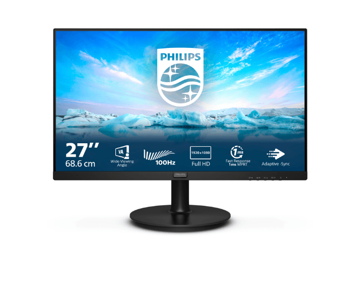 Monitor Consumer Philips 271V8LAB/00, 27", 1920 x 1080 pixeli, Black — miniatură