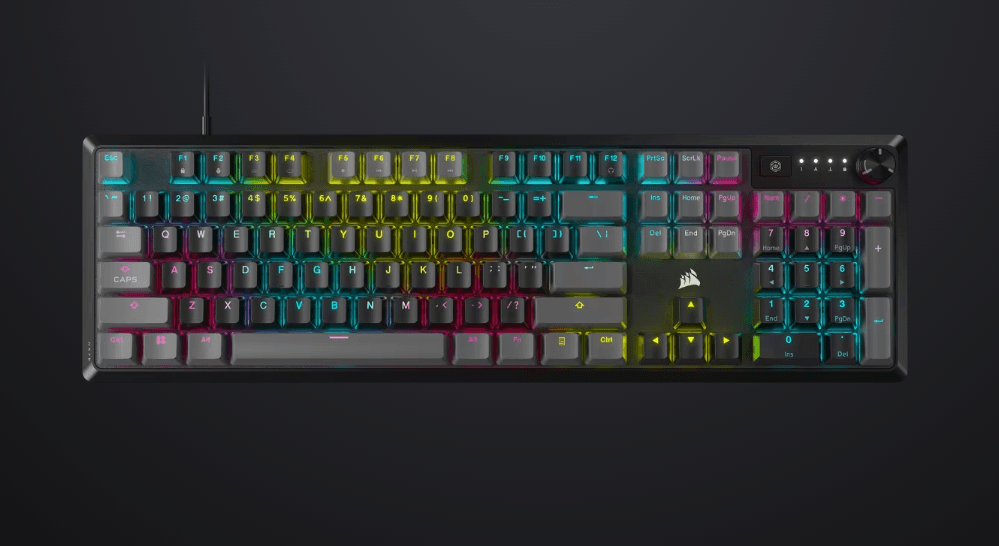 Tastatura Mecanica Gaming CORSAIR K70 CORE, RGB, USB, Gri
