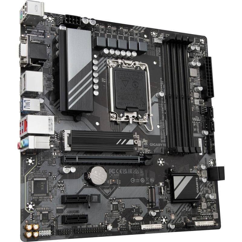 Placa de baza Gigabyte B760M DS3H, Socket 1700, DDR5, Micro-ATX — miniatură
