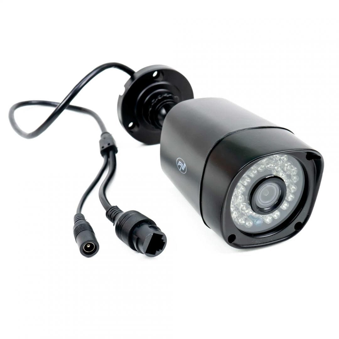 Camera supraveghere video PNI IP5MP cu IP, 5MP, H.265, ONVIF, de exterior si interior IP66, Senzor imagine: CMOS, Rezolutie: 2560 × 1920px, Tip lentila: f:3.6mm, Compresie imagine: H.265, Ethernet: 10/100 Mbps RJ-45, Clasa de protectie: IP66 — miniatură