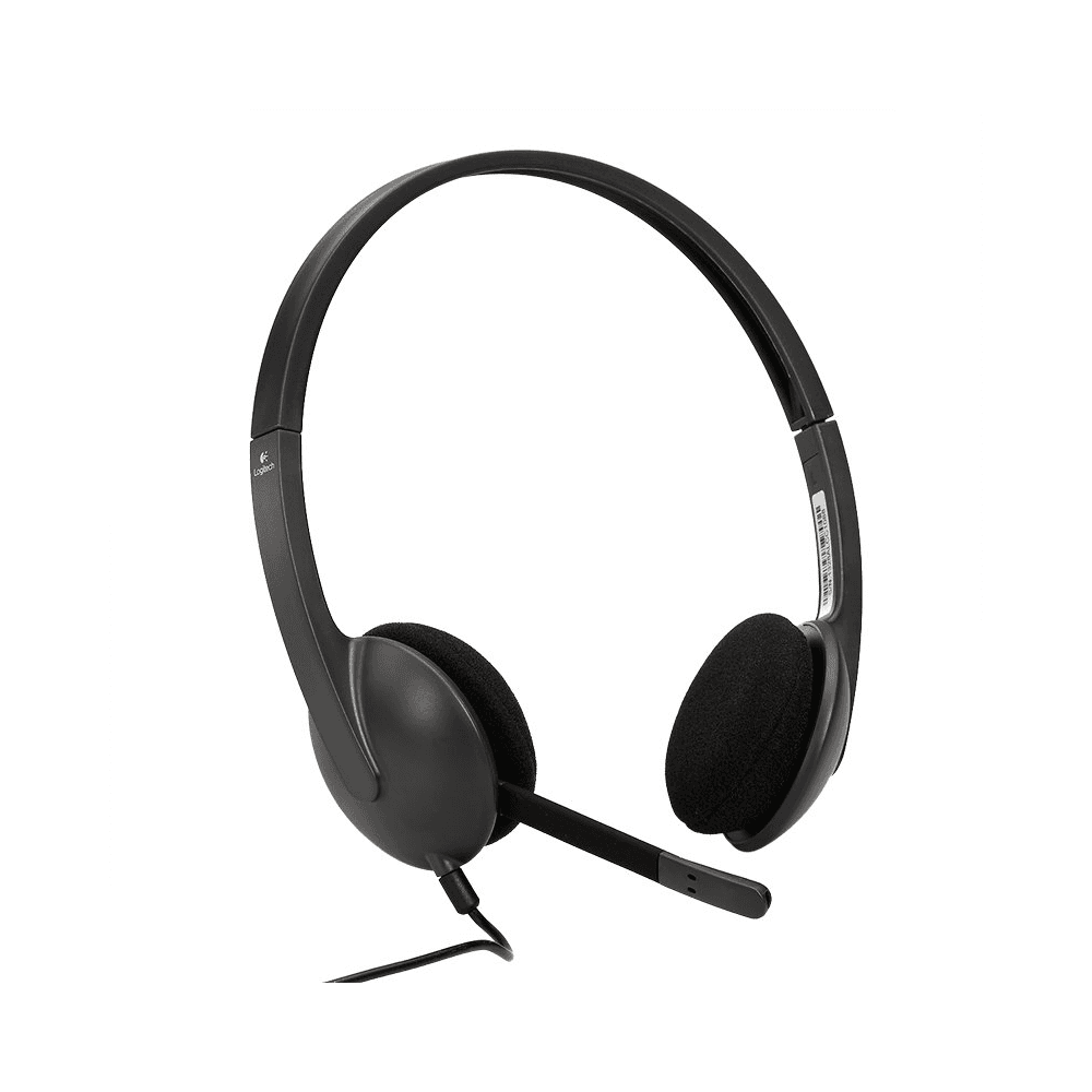 Casti Head-band Logitech H340, Wired, Negru — miniatură