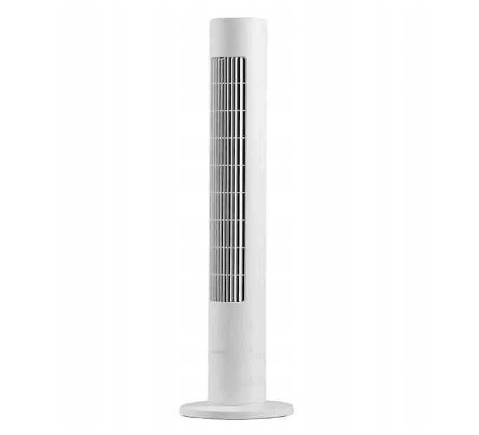 Xiaomi BPTSO2DMU. Type: Household tower fan, Product colour: White, Placement: Floor, Table. Power source type: DC, Power consumption (typical): 24 W, Energy consumption per 1000 hours: 1 kWh. Width: 290 mm, Depth: 290 mm, Height: 1014 mm — miniatură