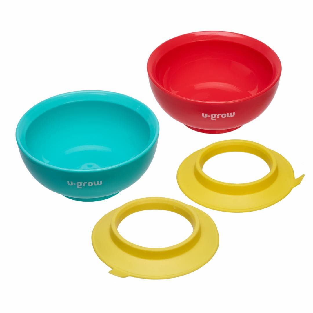 Set 2 boluri cu ventuza, 340 ml, U-Grow — miniatură