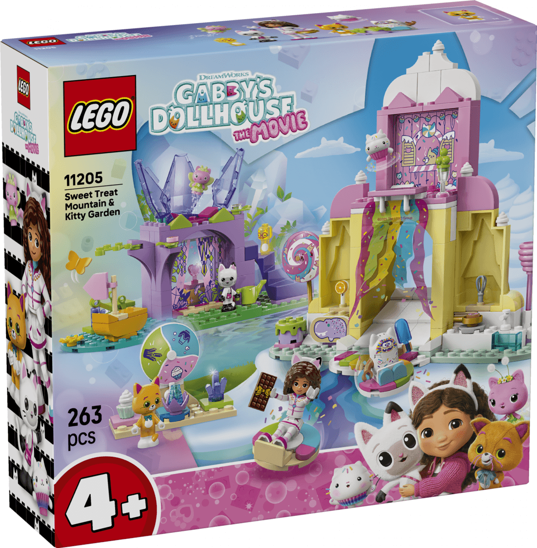 MUNTELE DE DULCIURI SI GRADINA MIAU-ZANEI, LEGO11205 — miniatură