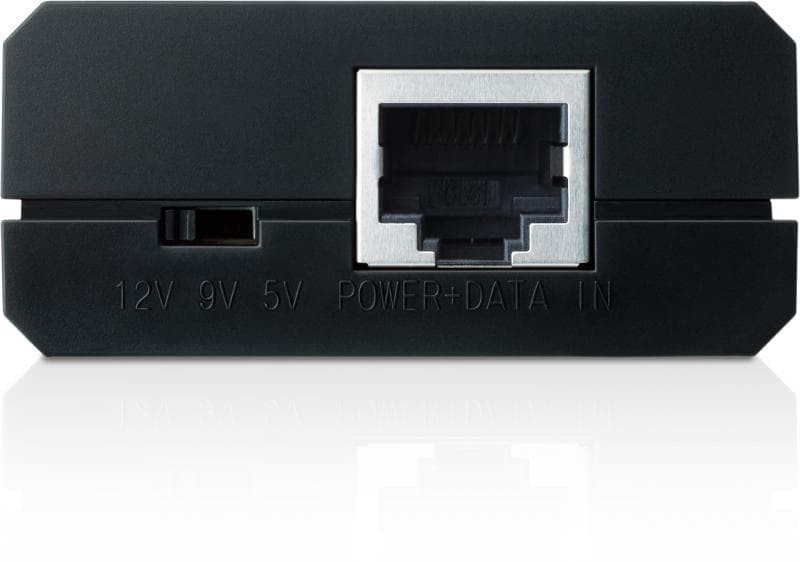 TP-Link, PoE Splitter, TL-POE10R, IEEE 802.3, 2*10/100/1000Mbps RJ45, Amperaj 2A, negru — miniatură