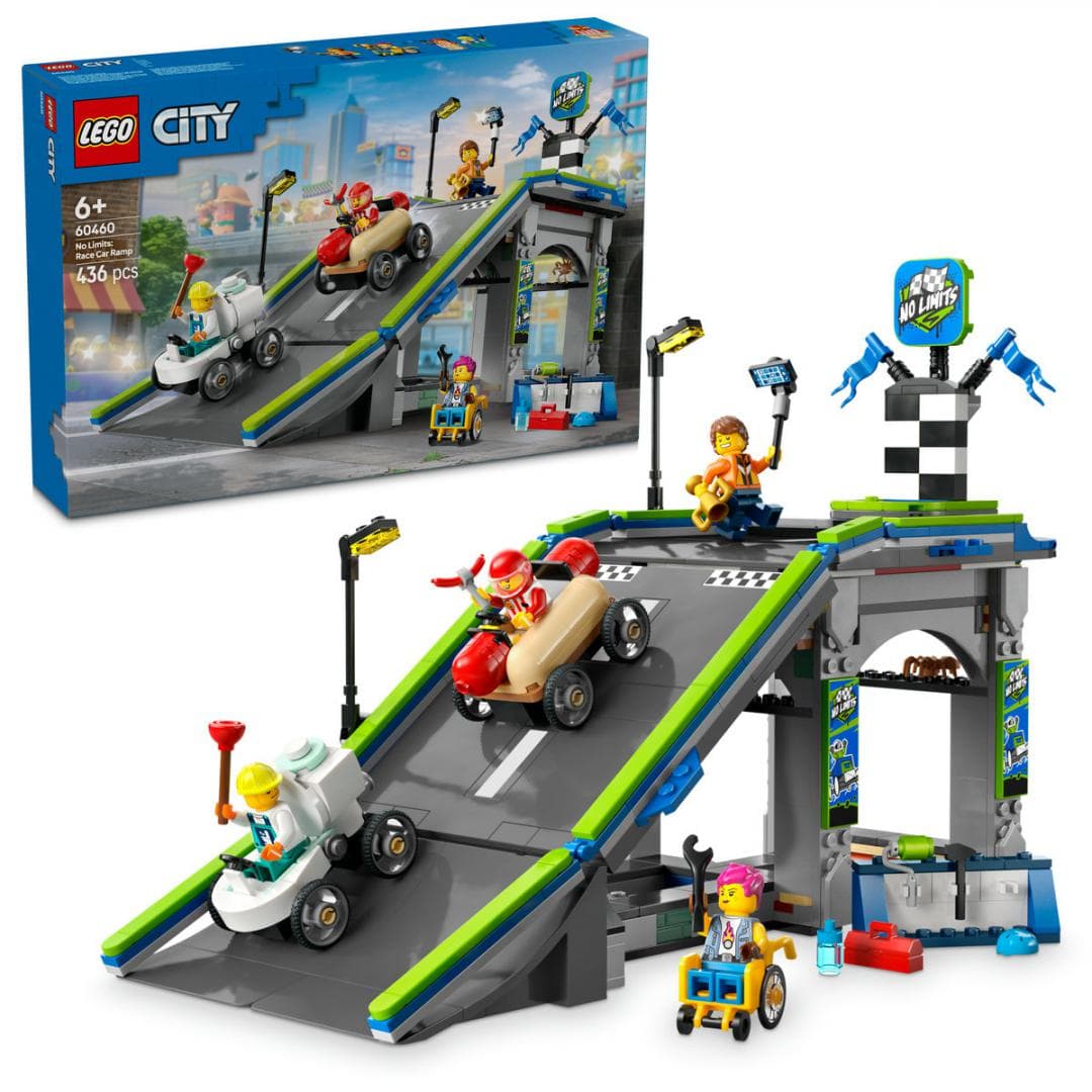 FARA LIMITE: RAMPA PENTRU CURSE DE MASINI, LEGO 60460