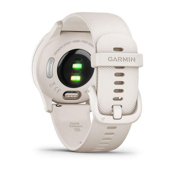 Ceas Garmin SmartWatch Vívomove Sport, Ivory and Peach — miniatură