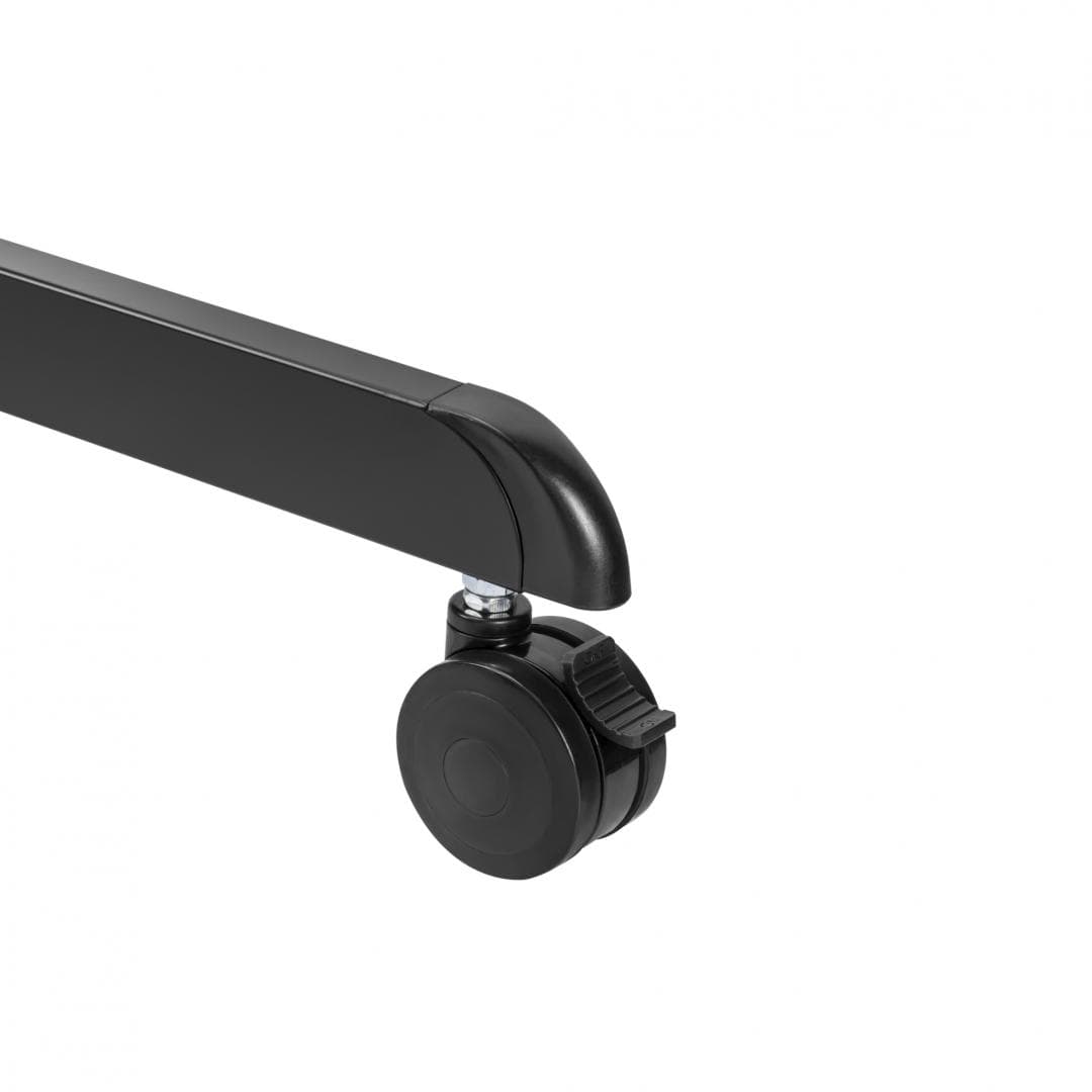 Stand TV mobil Serioux TV11-46TW, parti metalice: Cadru principal vertical, Brațele de prindere VESA, Placa de montaj TV, baza, fixarea se face cu ajutorul accesoriile incluse; dimensiuni: 920x702x1595mm, compatibilitate dimensiune ecran: 37"-70", compatibil VESA: 200x200, 400x200, 300x300 — miniatură