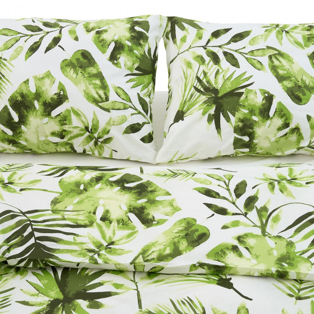 Set de pat king size bumbac, 144 TC,Palm — miniatură