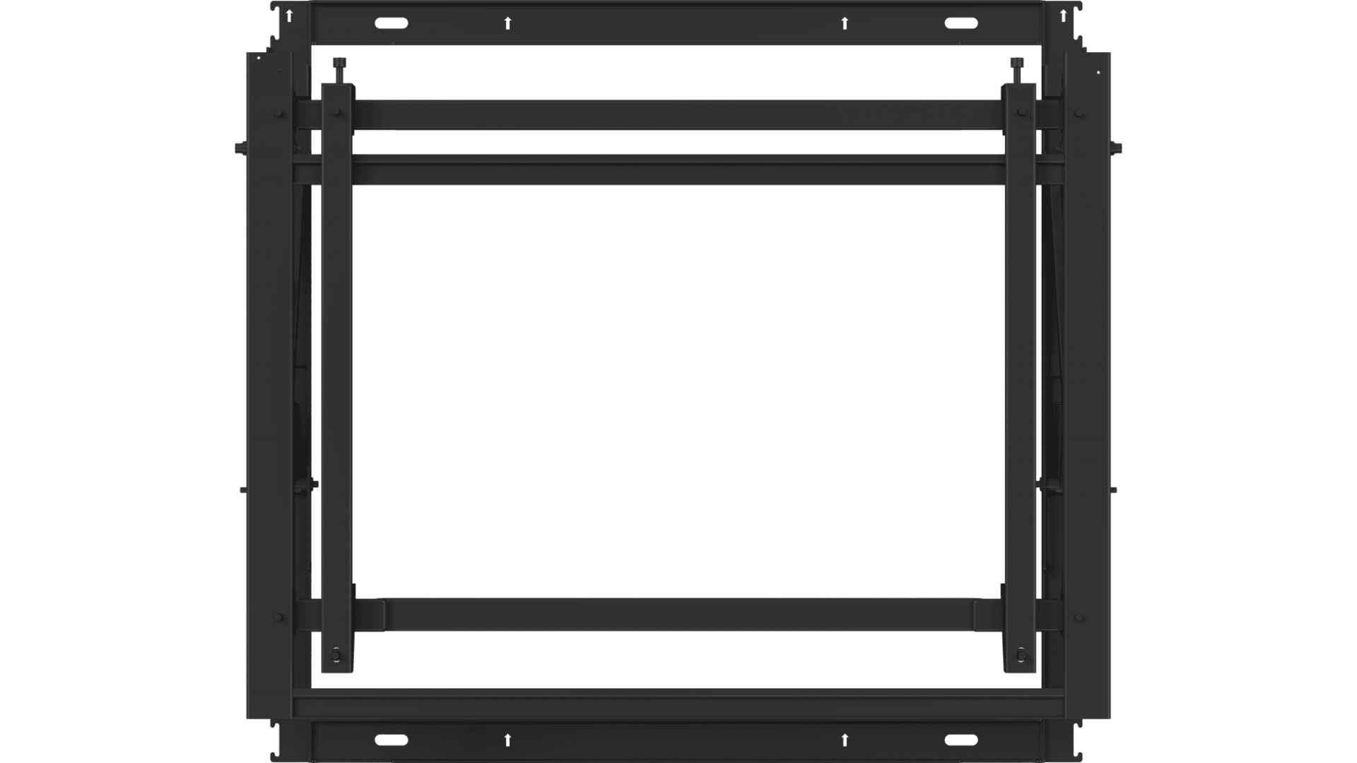 Suport perete videowall Hikvision DP-D2X46XXX-1X1-Q1-SW-Q0.6-TY pentru ecran LCD 46", VESA: 600 mm × 400 mm, structură solidă din oțel laminat la rece (SPCC), funcție specială Front-Maintenance (acces facil din față prin sistem pop-out pentru mentenanță fără demontare), vopsit în câmp electrostatic — miniatură