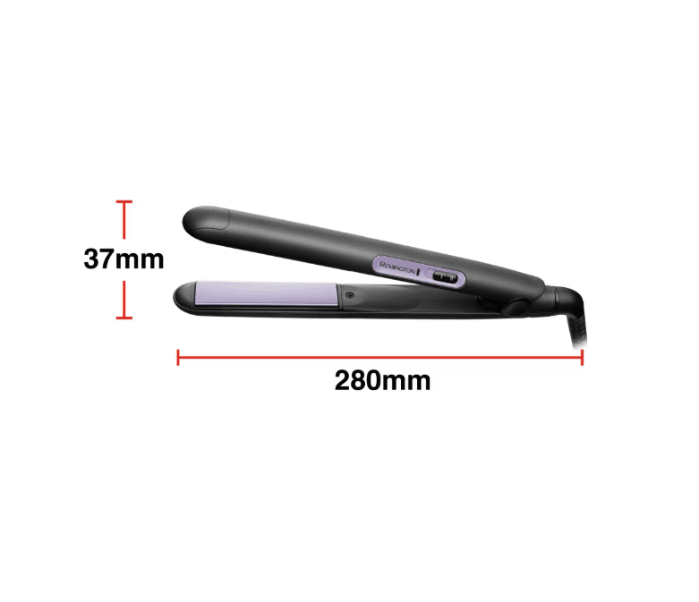 Set placa de indreptat parul, setare de temperatura inalta – 215°C, incalzire rapida – gata de utilizare in 30 de secunde, indicator de pornire LED + uscator de par Remington D3016GP — miniatură