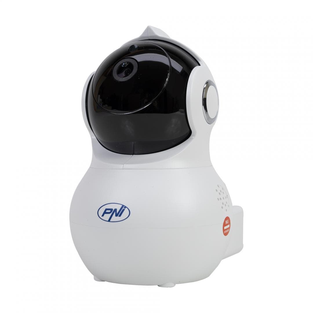 Camera supraveghere video PNI IP930W 1080P 2 MP cu IP P2P PTZ wireless, slot card microSD, Senzor imagine: 1/2.7, 2MP, 1080p, Lentila: f:3.6mm, Compresie imagine: H.264, 20fps/25fps 1080P (1280x720P), Rezolutii: 1080P (1920x1080) / 720P ( 1028x720), Microfon integrat, Difuzor integrat, 1 x 10/100 — miniatură