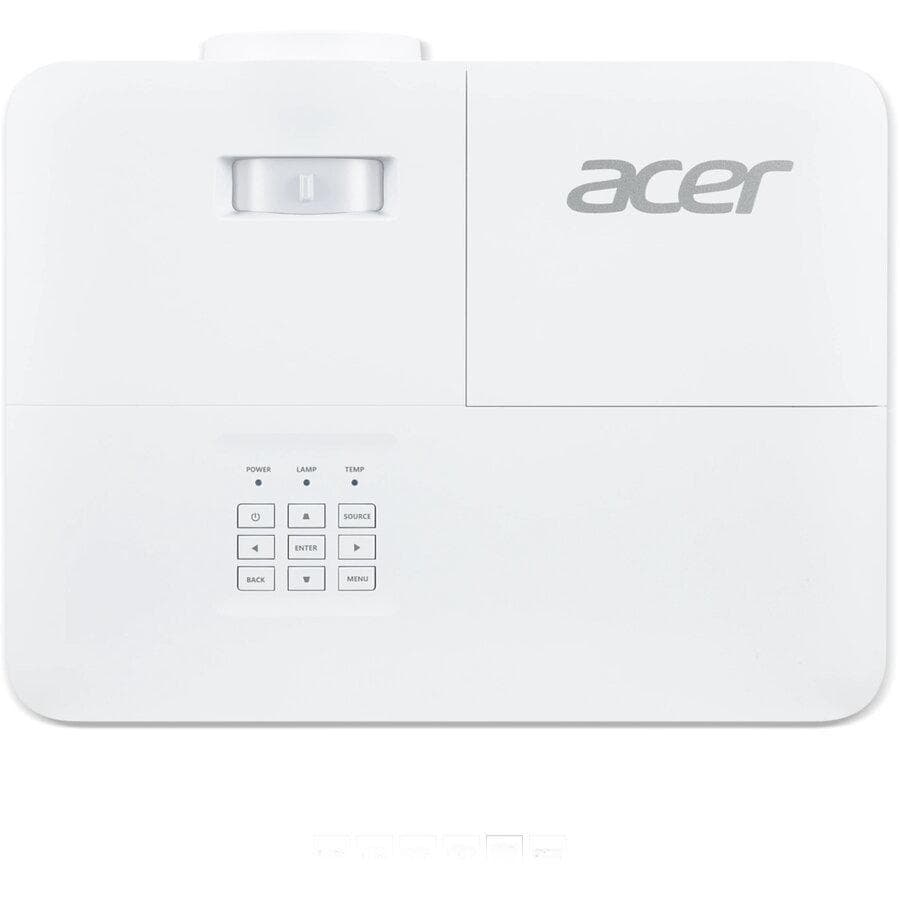 Proiector ACER X1528Ki, DLP, FHD 1920* 1080, up to WUXGA 1920* 1200, 5.200 lumeni, 16:9/ 4:3, 10.000:1, zoom 1.1x, dimensiune maxima imagine 305", distanta maxima de proiectie 10 m, boxa 3W, lampa 5.000 ore/ 12.000 ore extremeco, 27 dB, 2.95 kg, 2* HDMI, PC audio, USB (Wireless dongle, Hidden Type
