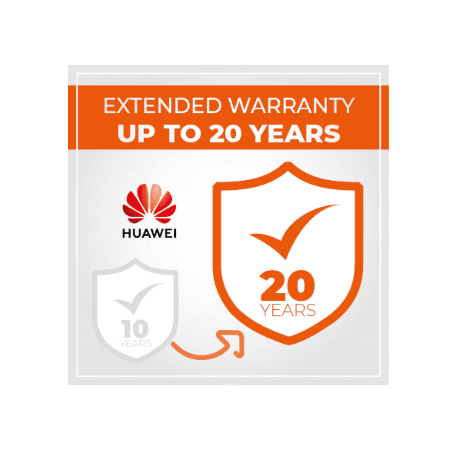Garantie extinsa pana la 20 ani pentru Huawei SUN2000-8K-LC0