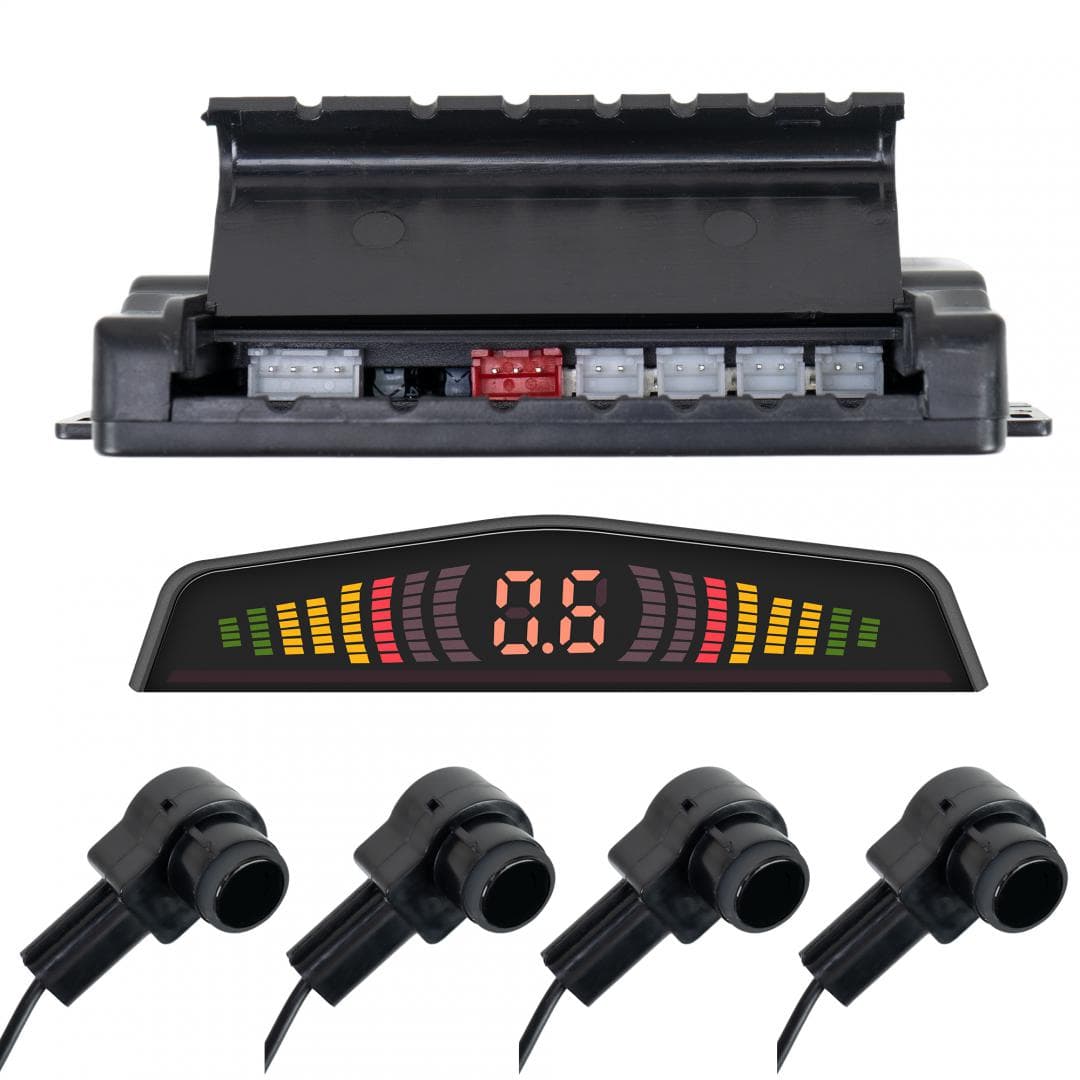 Senzori parcare auto PNI Escort P16 A cu 4 receptori 16mm tip OEM PNI- P16A, Culoare: negru, Distanta detectie: 0-2.5m, Frecventa ultrasonica: Frecventa ultrasonica 40 KHz, Temperatura functionare: -26°C ~ +60°C, Diametru freza gaurire: 16mm, Dimensiune Unitate de control: 98 x 65 x 15 mm, Lungime — miniatură