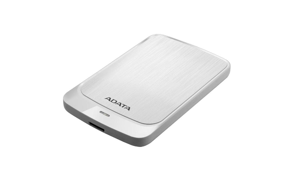 HDD Extern ADATA 2TB HV320 2.5 USB 3.1 Senzor protectie socuri Criptare Date Ultraslim Alb — miniatură